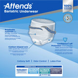 Attends® Bariatric Protective Underwear, 2X-Large Attends® Bariatric