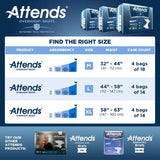 Attends® Briefs with Overnight Protection, Large Attends® Overnight