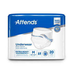 Attends® Care Moderate Absorbent Underwear, Regular Attends®