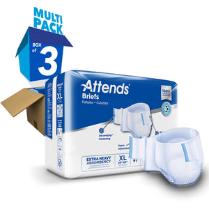 Attends® DermaDry™ Plus Incontinence Brief, Extra Large Attends® Care Advanced