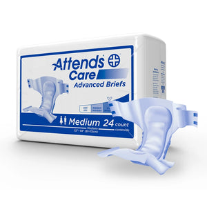 Attends® DermaDry™ Plus Incontinence Brief, Medium Attends® Care Advanced