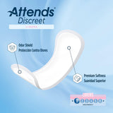 Attends® Discreet Liners Bladder Control Pad, 6-Inch Length - getMovility