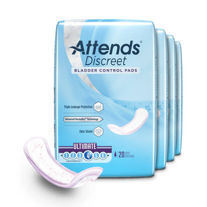 Attends® Discreet Women's Ultimate Bladder Control Pad, 15-Inch Length - getMovility