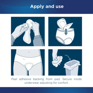 Attends® Discreet Women's Ultimate Bladder Control Pad, 15-Inch Length - getMovility
