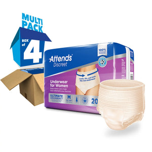 Attends® Discreet Women's Underwear, Level 5, Medium Attends® Discreet
