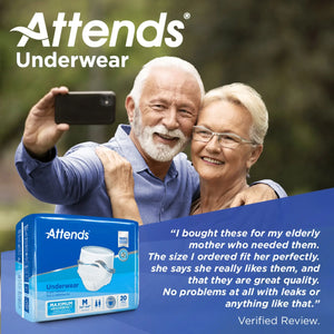 Attends® Extra Absorbency Underwear, Medium Attends®
