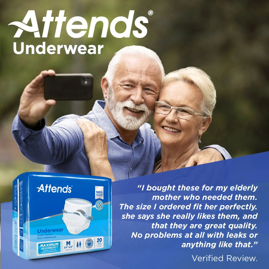 Attends® Extra Absorbency Underwear, Medium Attends®