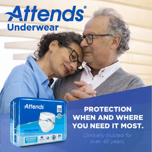 Attends® Extra Absorbency Underwear, Medium Attends®