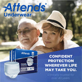 Attends® Overnight Underwear with Extended Wear Protection, Large Attends® Overnight