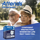 Attends® Overnight Underwear with Extended Wear Protection, X-Large Attends® Overnight