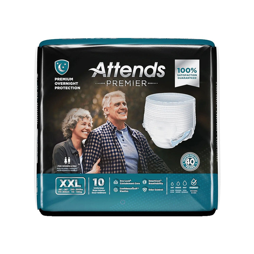 Attends® Premier Absorbent Underwear, 2X Large Attends® Premier
