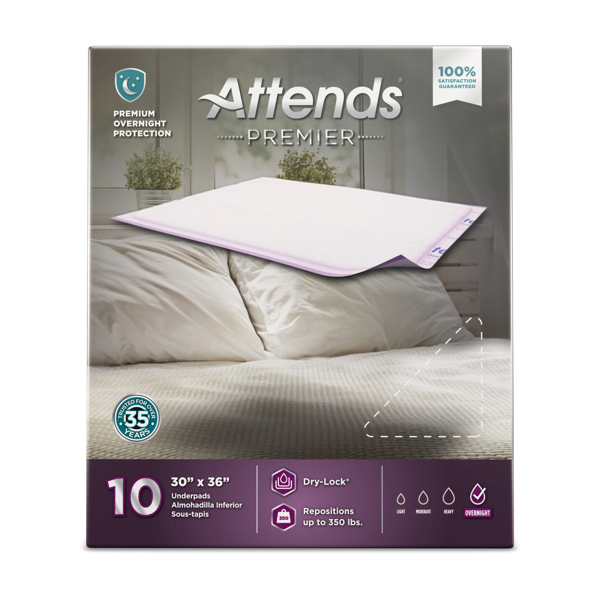 Attends® Premier Underpad, 30 X 36 Inches Attends® Premier