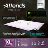 Attends® Premier Underpad, 30 X 36 Inches Attends® Premier