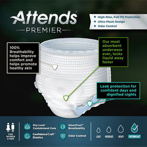 Attends® Premier Underwear, Large Attends® Premier