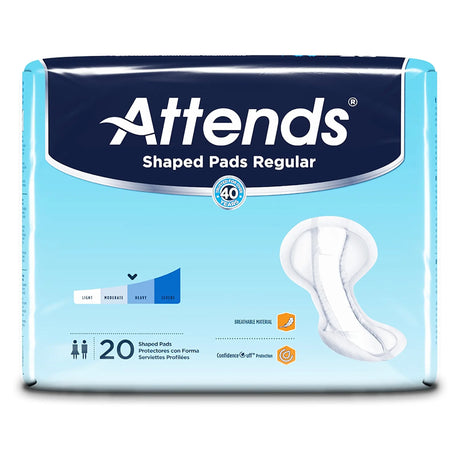 Attends® Shaped Bladder Control Pads, Regular Attends® Shaped Pads Regular