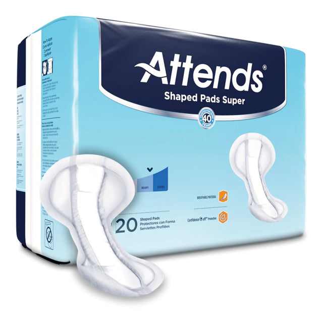 Attends® Shaped Pads Super - getMovility