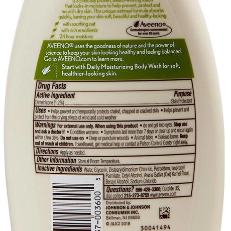 Aveeno® Daily Moisturizing Body Lotion, 12 oz. Bottle Aveeno®