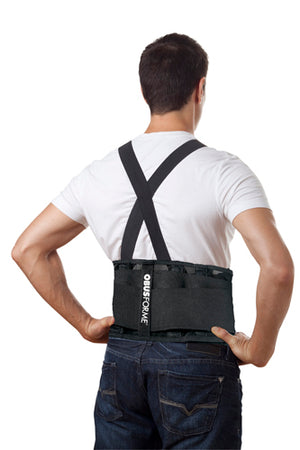 Back Belt-Unisex Medium/Large Black Obusforme
