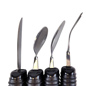 Make Eating Easier Big Grip Utensil Set Blue Jay Brand