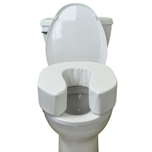 ELEVATE ME SOFTLY Blue Jay 4 Raised Soft Toilet Seat