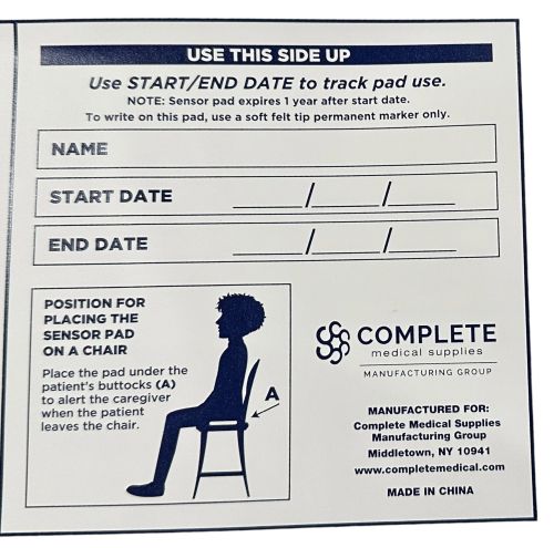 ALARM ALERT Chair Sensor Pad 7 x 15 1 Year by Blue Jay