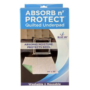 Reusable Absorbent Underpad 34 x 36 by Blue Jay