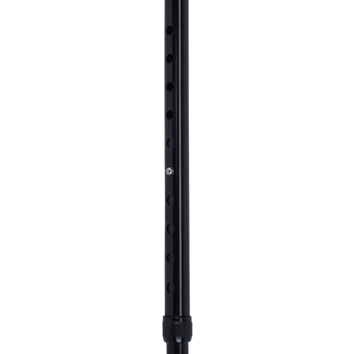 Cane Soft Foam Offset Handle Blue Jay Black with Strap