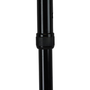 Cane Soft Foam Offset Handle Blue Jay Black with Strap