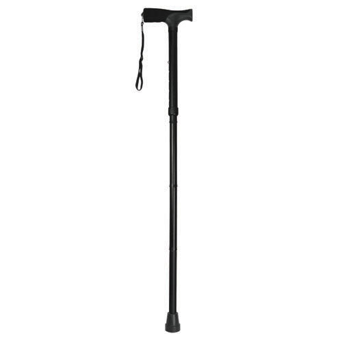 Cane Folding Blue Jay Black Pistol Grip 33 37