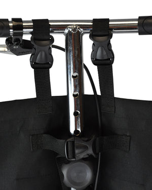 HOLD MY STUFF Personal Carry Bag for Knee Scooters Blue Jay