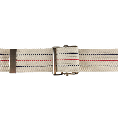 Gait Belt w/Metal Buckle 2x60 Striped Blue Jay Brand