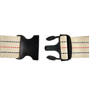 Gait Belt w/ Safety Release 2 x60 Striped Blue Jay Brand