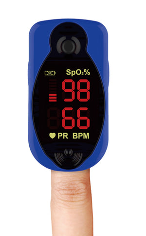 Comfort Finger Tip Pulse Oximeter Blue Jay Brand