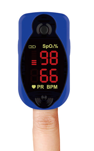 Comfort Finger Tip Pulse Oximeter Blue Jay Brand