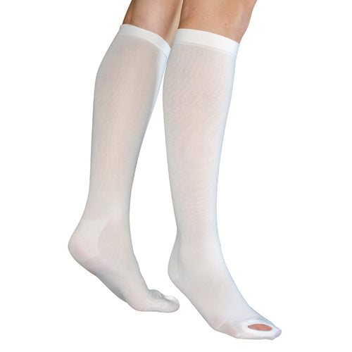 Anti-Embolism Stockings Sm/Lng 15-20mmHg Below Knee Insp Toe