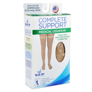 Firm Surg Weight Stkngs Small 20-30mmHg Thigh StayUp Top CT.