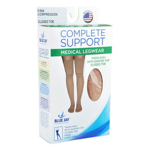 X-Frm Surg Weight Stkngs Small 30-40mmHg Thigh w/Grtr Top CT