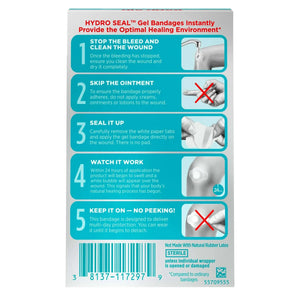 Band-Aid® Hydro Seal All-Purpose Hydrocolloid Gel Bandages Band-Aid® Hydro Seal™