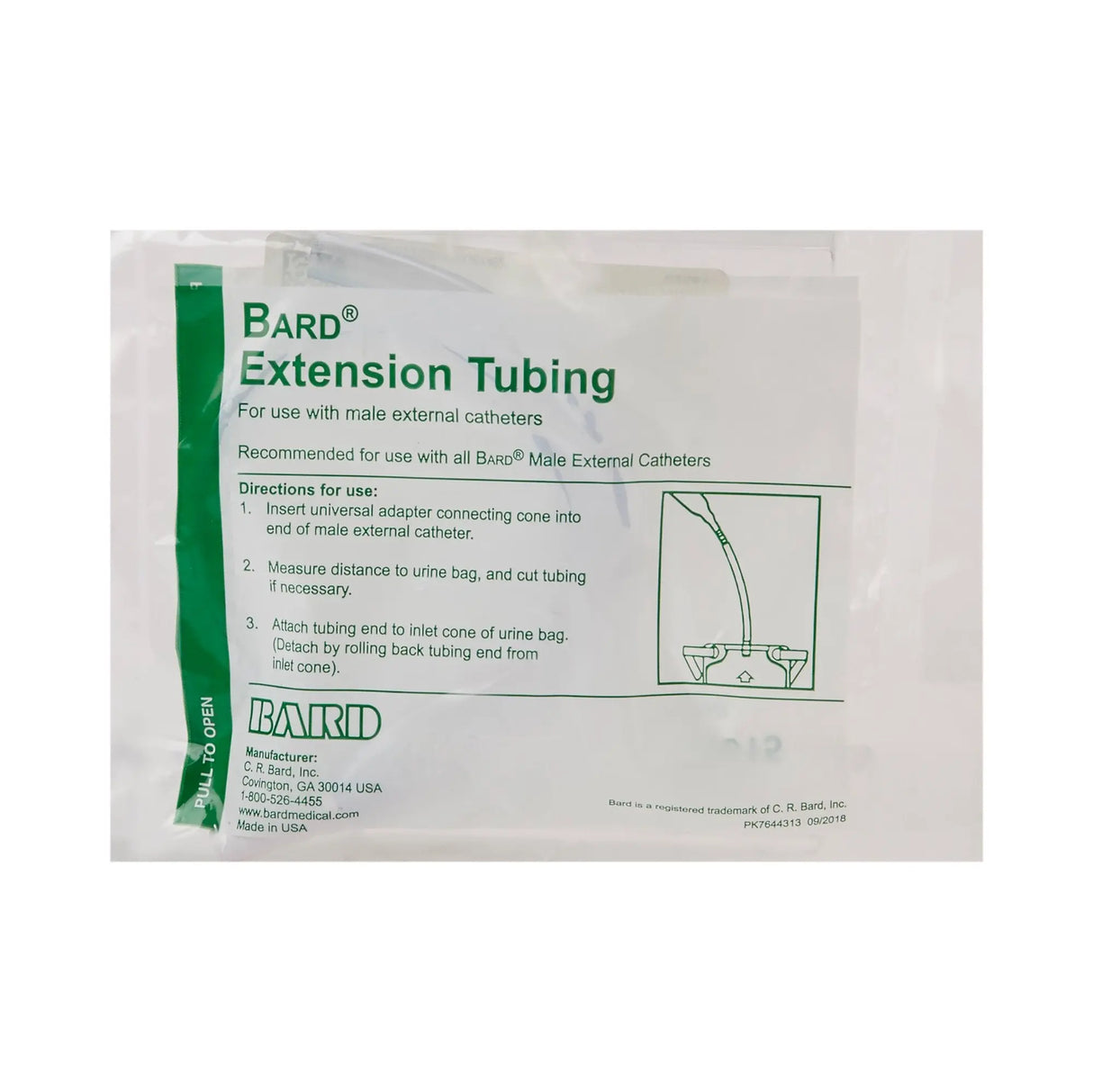 Bard® Tube, Leg Bag Extension, Nonsterile Bard®