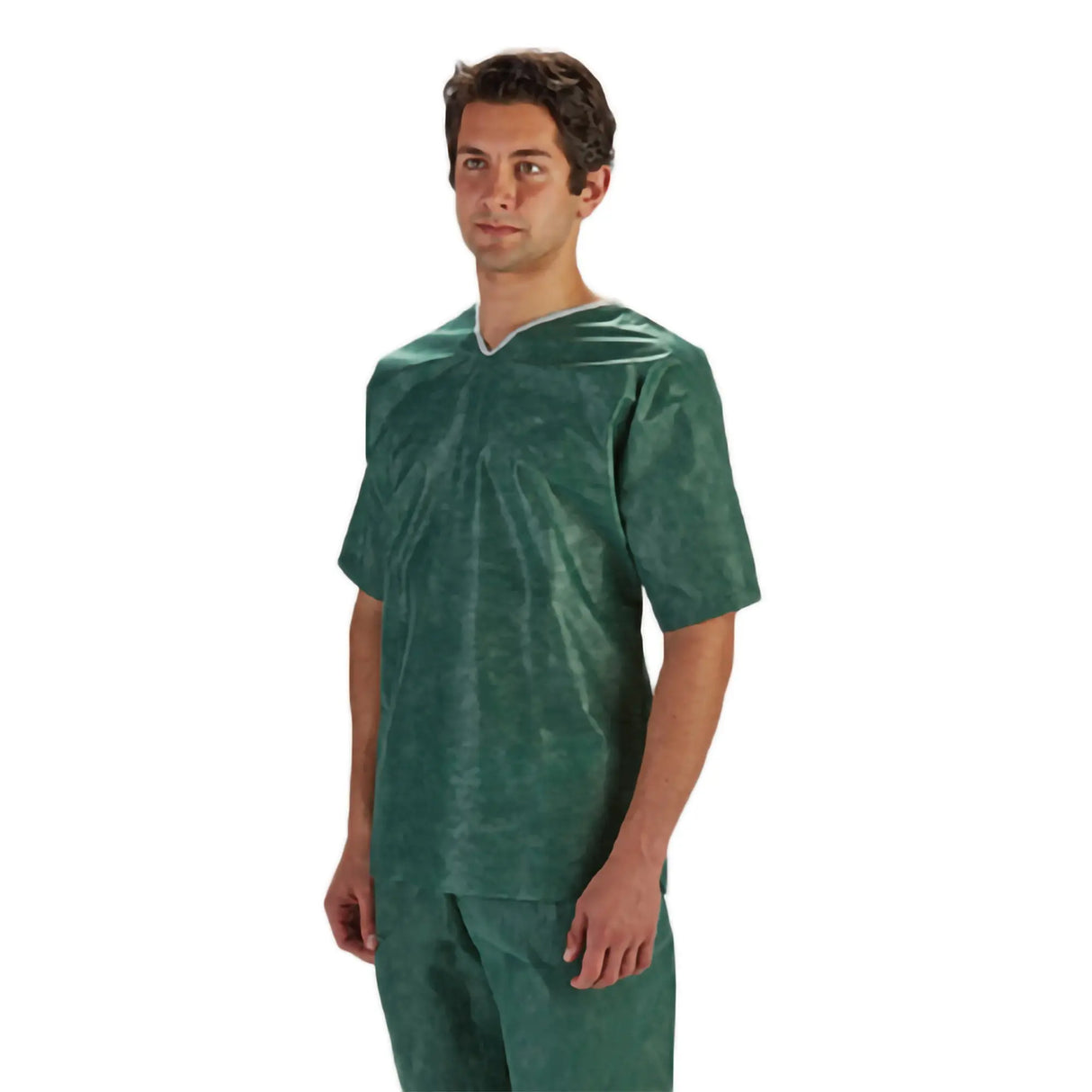 Barrier® Extra Comfort Scrub Shirt, Green, Large Barrier®