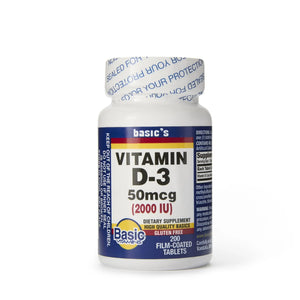 Basic's Vitamin D-3 Dietary Supplement Basic's