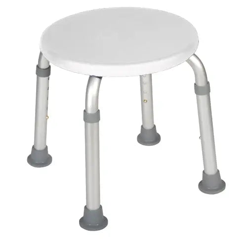 Bath Stool  - Round  White by Drive Movility LLC- CM