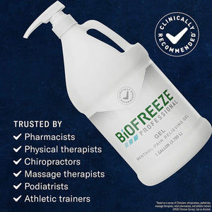 Biofreeze Professional Pain Relieving Gel, 1 Gallon Pump Bottle Biofreeze® Professional