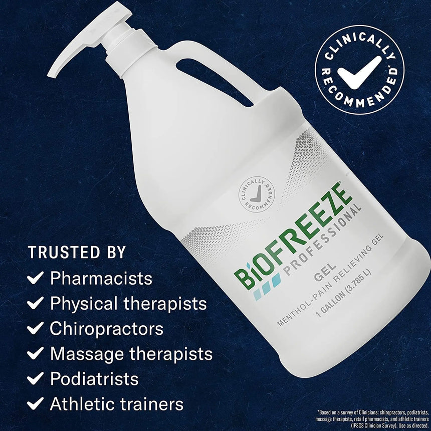 Biofreeze Professional Pain Relieving Gel, 1 Gallon Pump Bottle Biofreeze® Professional