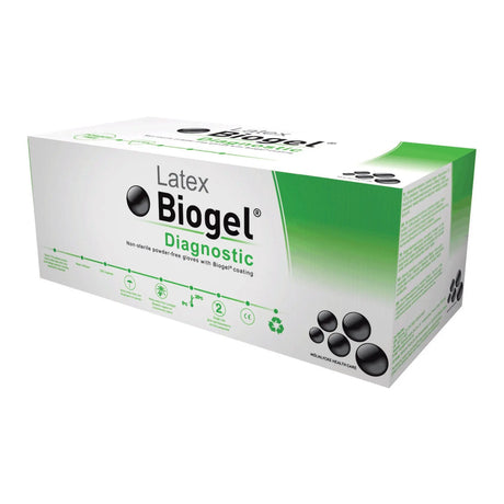 Biogel® Diagnostic™ Latex Extended Cuff Length Exam Glove, Size 7, Straw Biogel® Diagnostic™