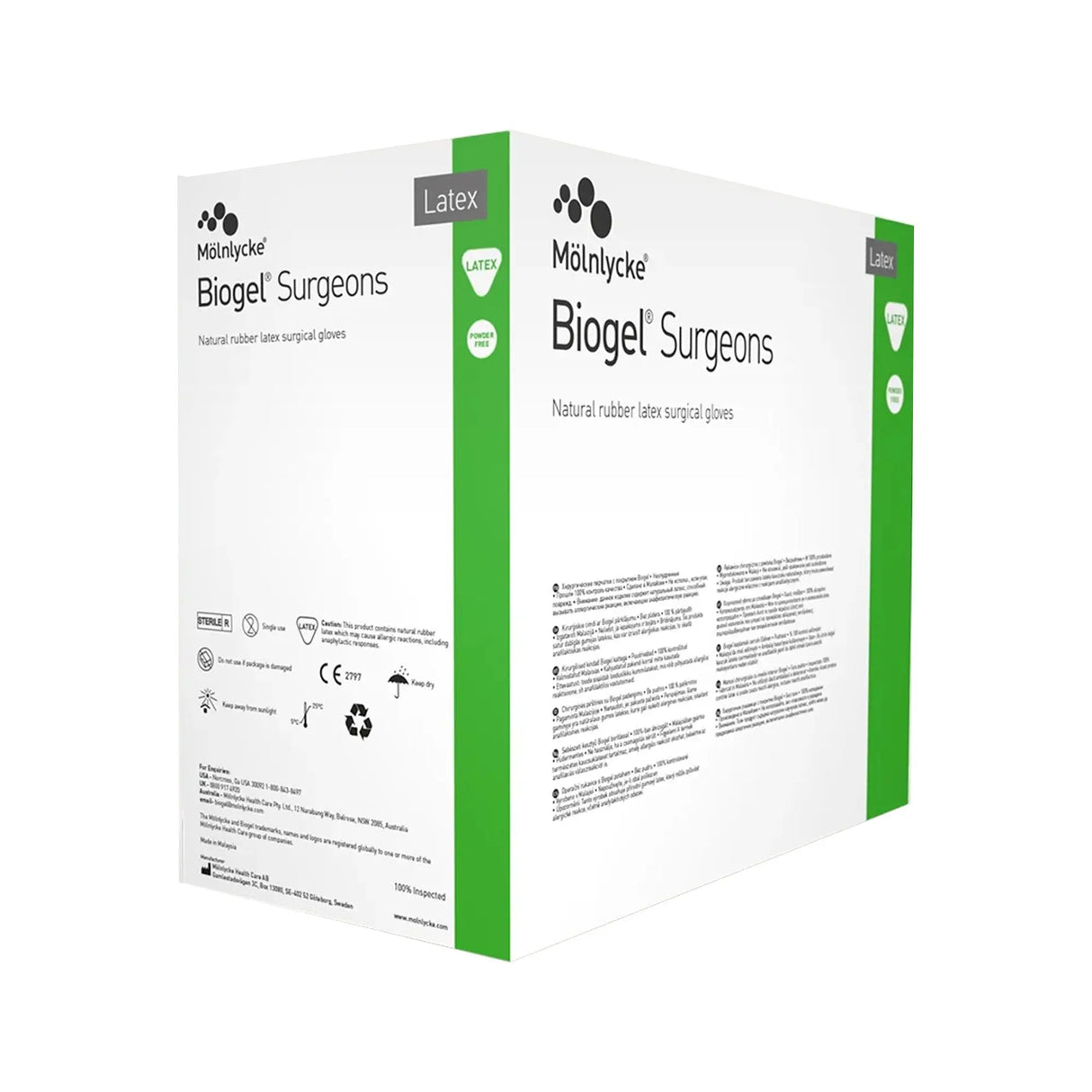 Biogel® Surgeons Latex Surgical Glove, Size 8.5, Straw Color Biogel® Surgeons