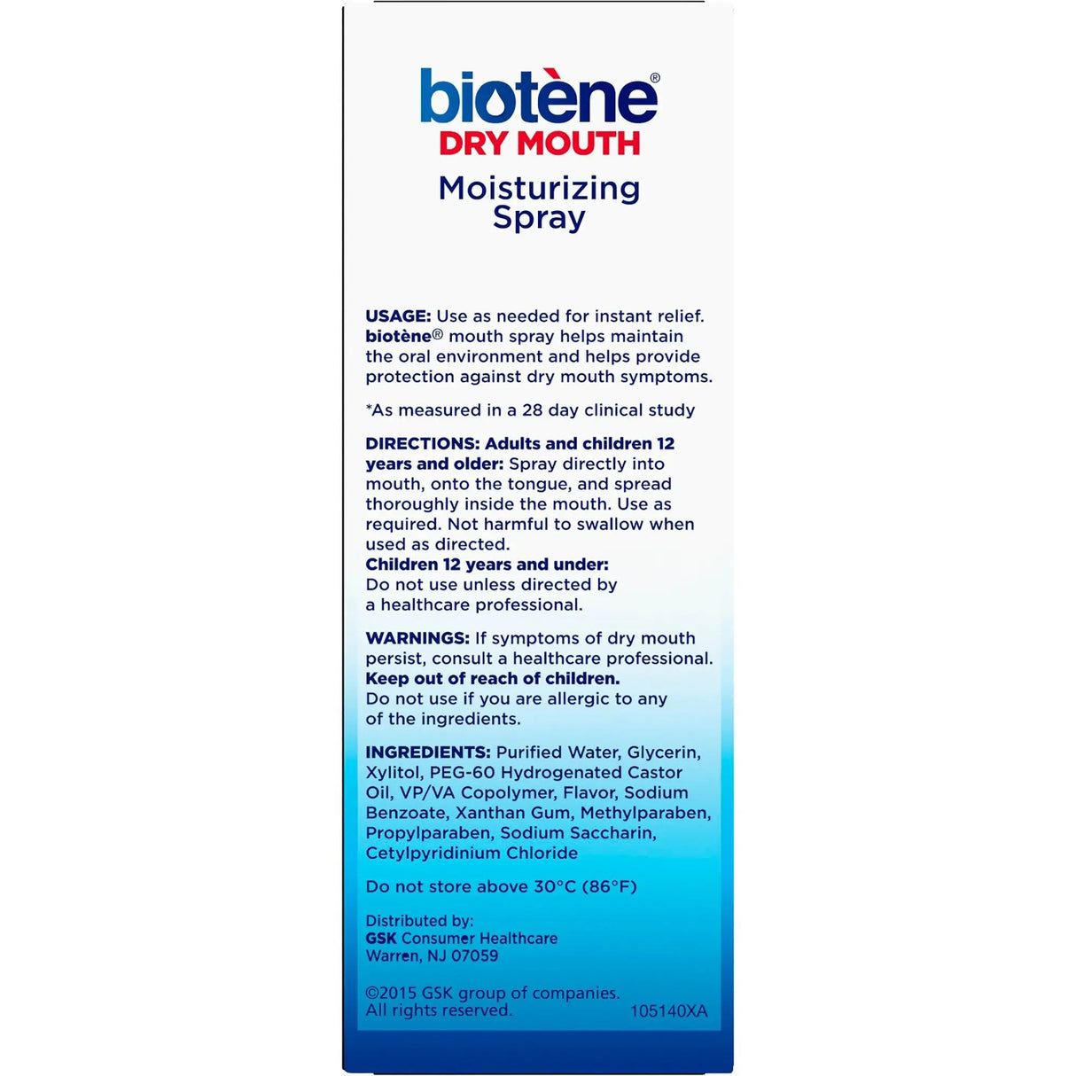 Biotène® Mouth Moisturizer, 1.5 oz. Spray Biotene®