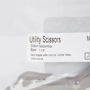 Trauma Shears McKesson Medicut™ Pink 7-1/4 Inch Length Medical Grade Stainless Steel Finger Ring Handle Blunt Tip / Blunt Tip McKesson Medicut™