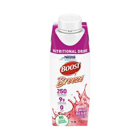 Boost Breeze® Wild Berry Nutritional Drink, 8-ounce carton Boost Breeze®