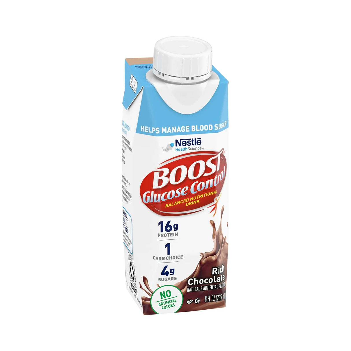 Boost® Glucose Control Chocolate Balanced Nutritional Drink, 8-ounce carton Boost Glucose Control®